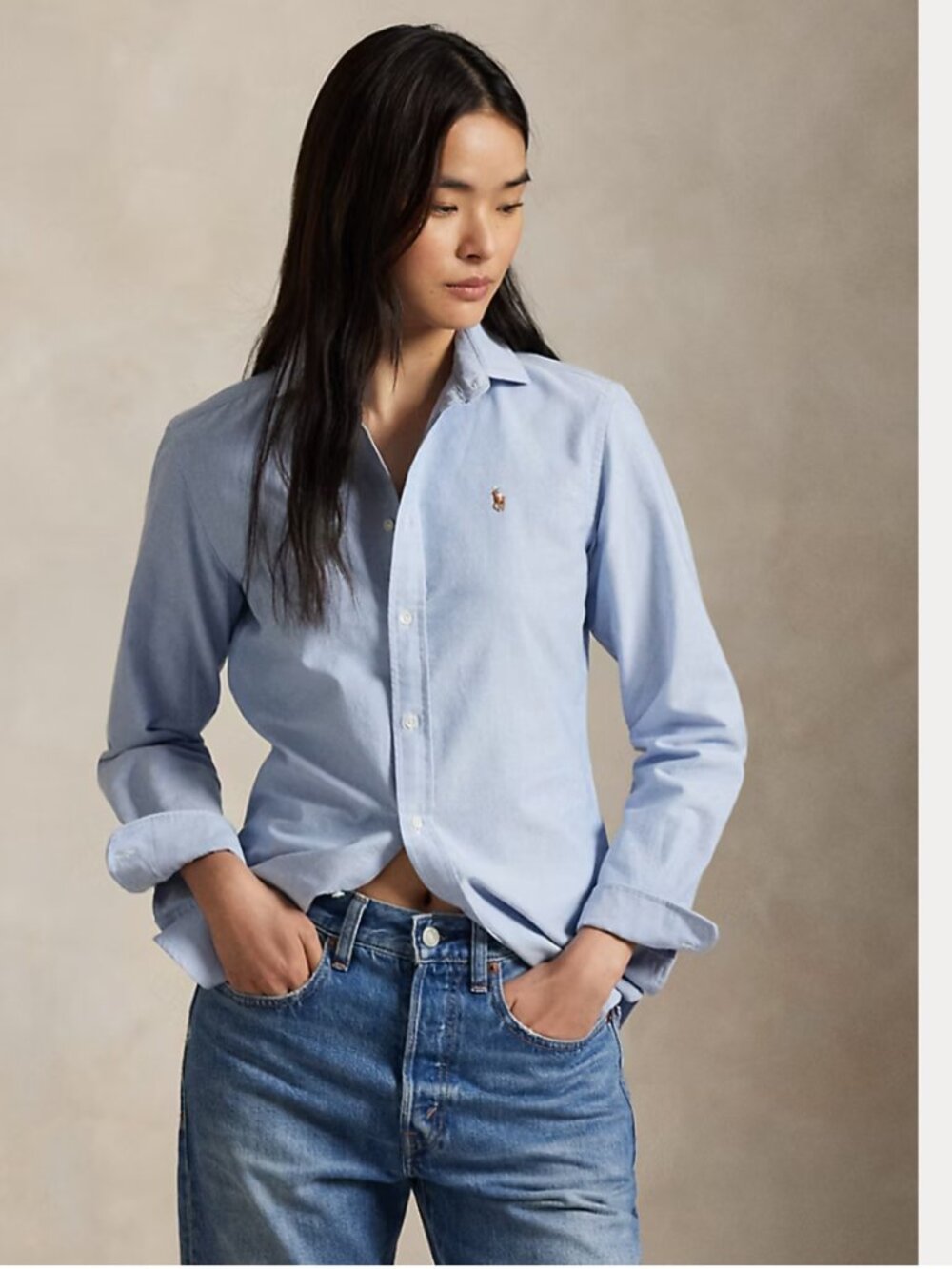 New Polo Ralph Lauren Slim Fit Oxford Shirt - Size S